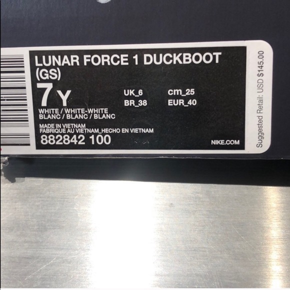 Firm price😇New Nike Lunar Air Force 1 duck boots - Picture 6 of 8
